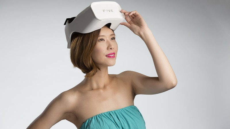 Fove headset VR, Head-mounted display, concept, 2016
