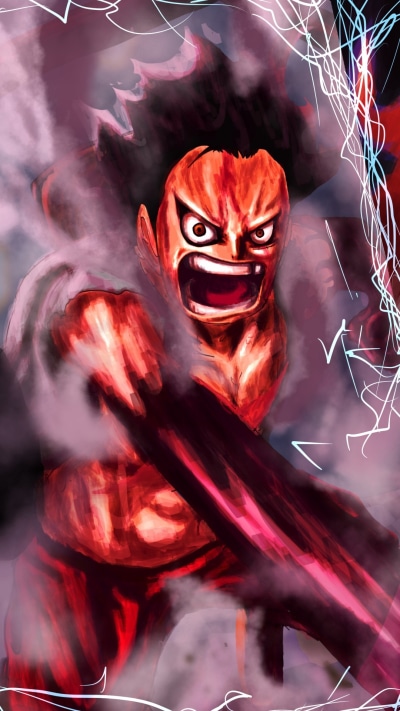 Anime One Piece, Monkey D. Luffy, 1080x1920