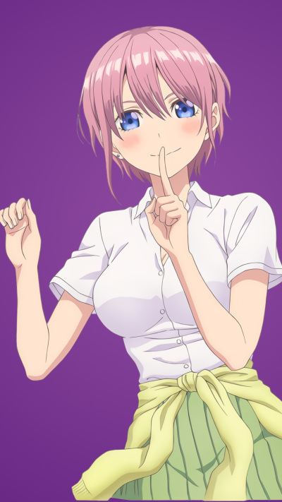 Anime The Quintessential Quintuplets, 5-Toubun No Hanayome, Ichika Nakano, 1080x1920