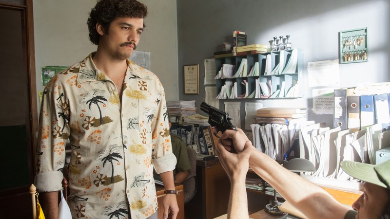 Narcos, TV Series, Wagner Moura, Pablo Escobar, Raúl Méndez