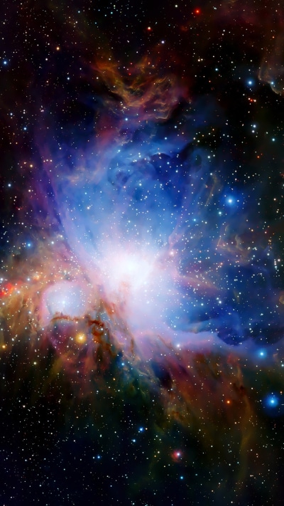 Sci Fi Nebula, Stars, Space, Orion Nebula, 1080x1920