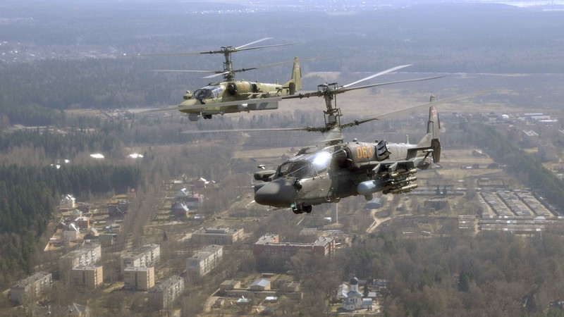 KAMOV KA-50 BLACK SHARK, fighter helicopter, fighter, Russian Air Force