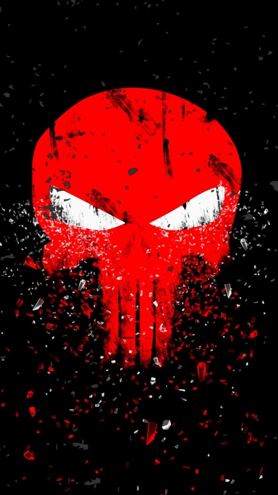 Comics Punisher, Skull, 1080x1920