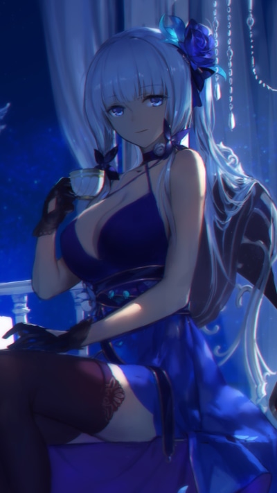 Anime Azur Lane, Illustrious (Azur Lane), 1080x1920
