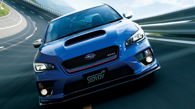 Subaru WRX STI S207, blue, concept, Tokyo Motor Show