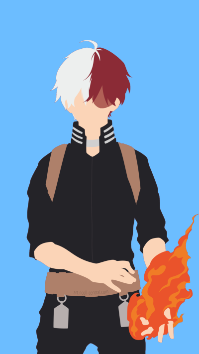 Anime My Hero Academia, Shoto Todoroki, 1080x1920