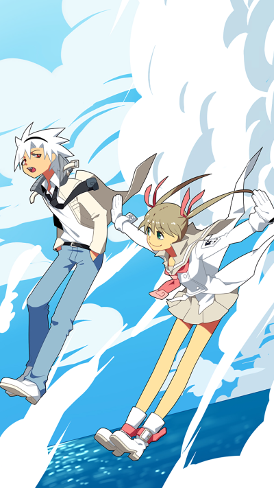 Anime Soul Eater, Maka Albarn, Soul Evans, Cloud, 1080x1920