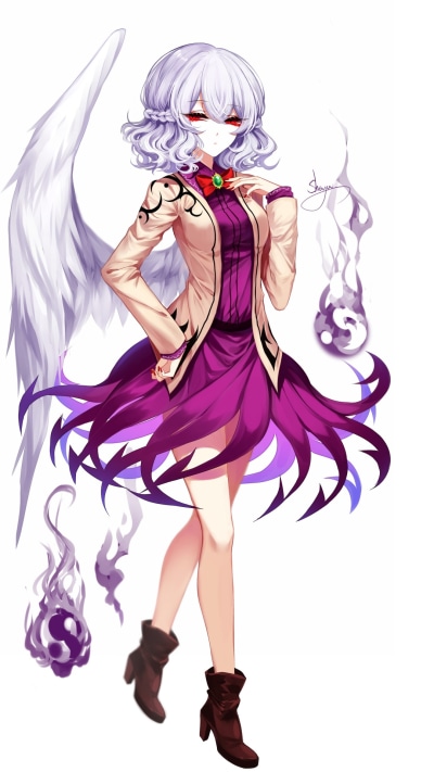 Anime Touhou, Sagume Kishin, 1080x1920