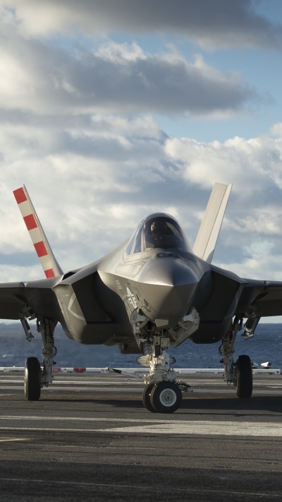 Military Lockheed Martin F-35 Lightning II, Aircraft, Warplane, Jet Fighter, 1080x1920