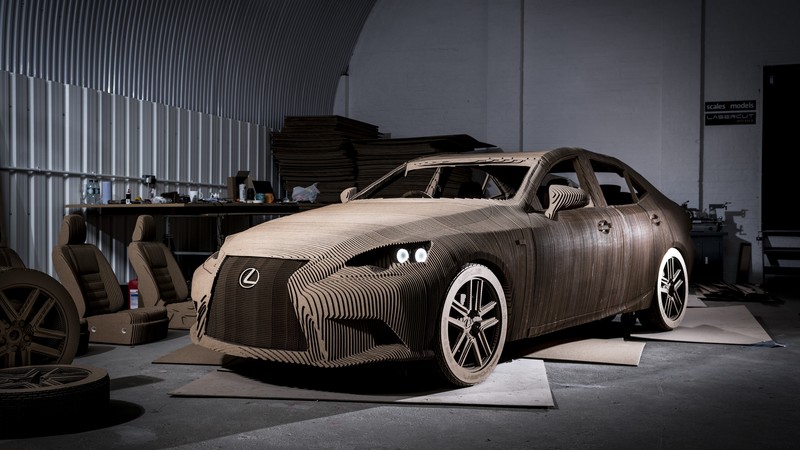 Lexus Origami, replica model IS