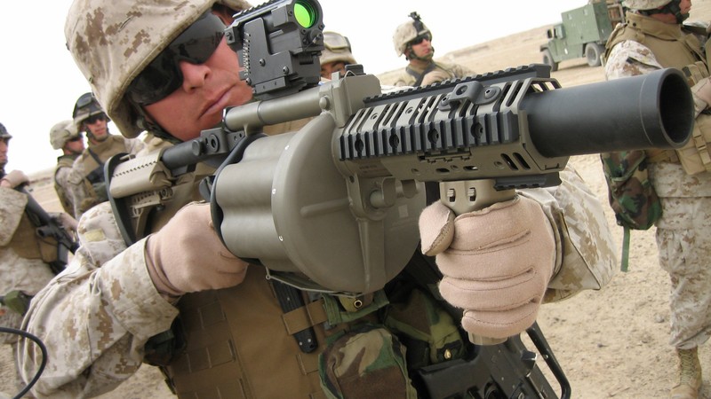 Milkor SuperSix MRGL, 40 mm, grenade, South African,