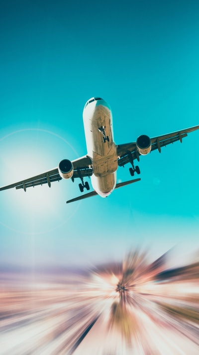 Vehicles Aircraft, Vehicle, Motion Blur, Passenger Plane, 1080x1920