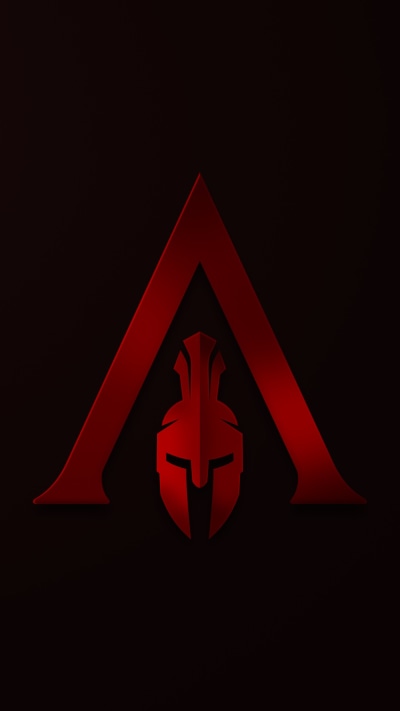 Video Game Assassins Creed Odyssey, Logo, 1080x1920