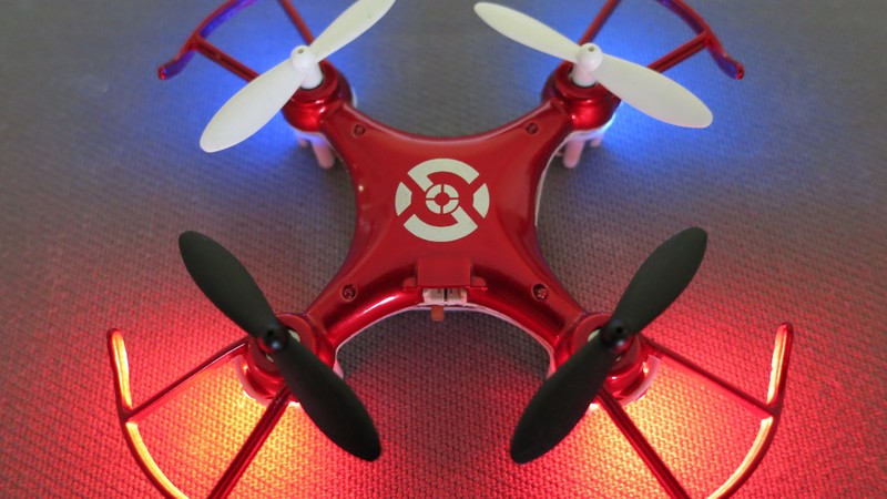 X6 Nano Mini Quadcopter, red, drone