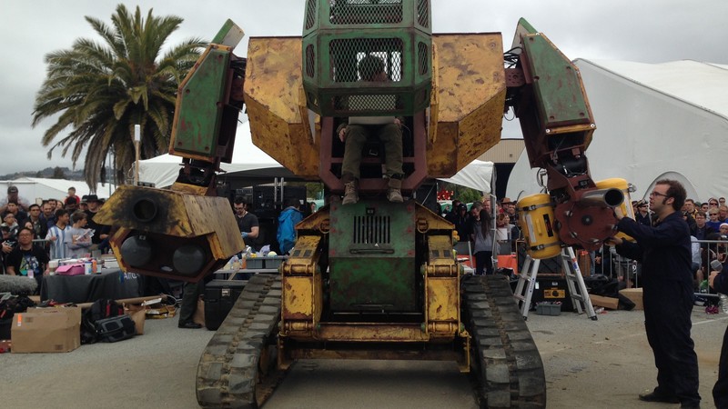 Megabot, The military robot, Maker Faire 2015, ROBOTS