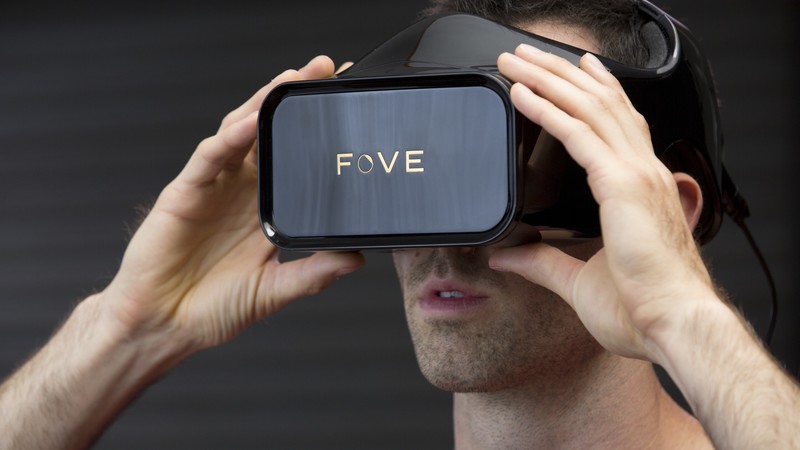 Fove headset VR, Head-mounted display, concept, 2016
