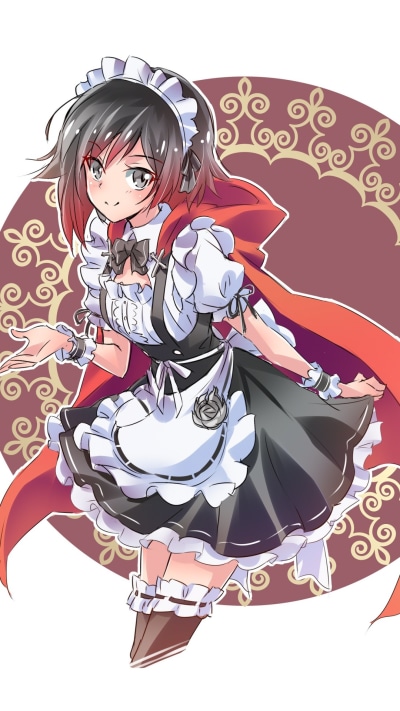 Anime RWBY, Ruby Rose (RWBY), 1080x1920