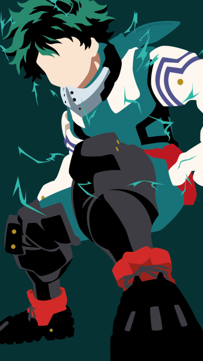 Anime My Hero Academia, Izuku Midoriya, 1080x1920