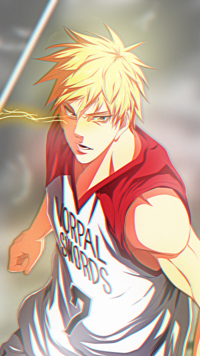 Anime Kurokos Basketball, Ryōta Kise, 1080x1920