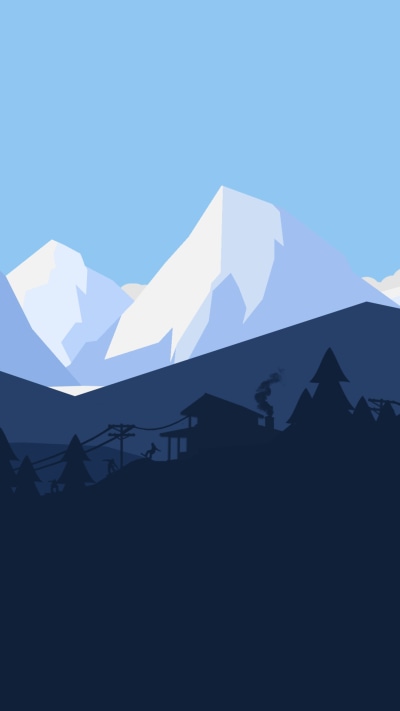 Artistic Minimalist, Mountain, 1080x1920