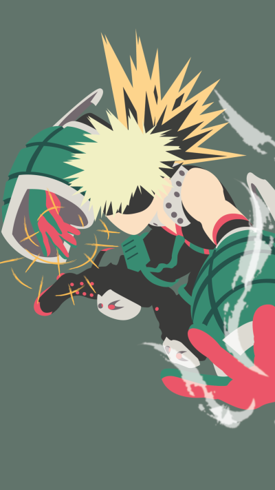 Anime My Hero Academia, Katsuki Bakugou, 1080x1920