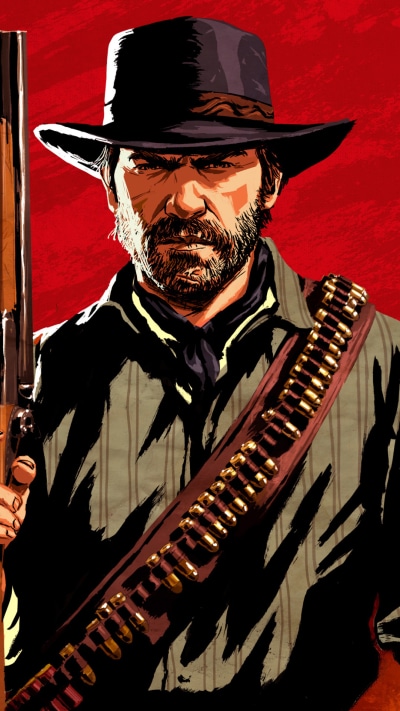 Video Game Red Dead Redemption 2, Arthur Morgan, 1080x1920