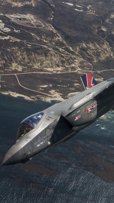 Military Lockheed Martin F-35 Lightning II, Aircraft, Warplane, Jet Fighter, 1080x1920