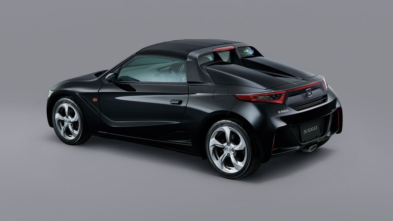 Honda S660, Concept, black, future car, Tokyo Motor Show 2015