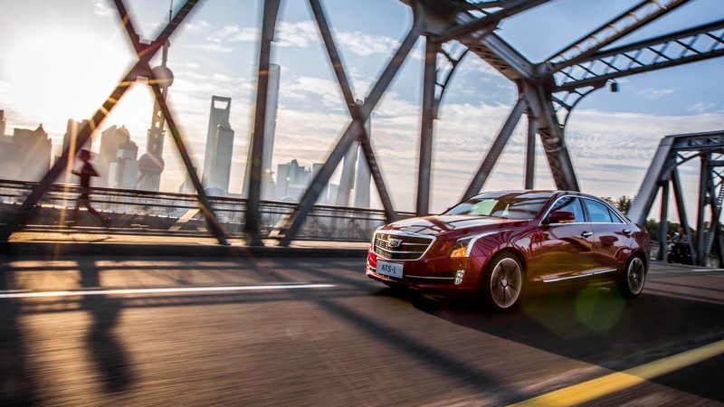 Cadillac ATS-L, concept, red, sports car
