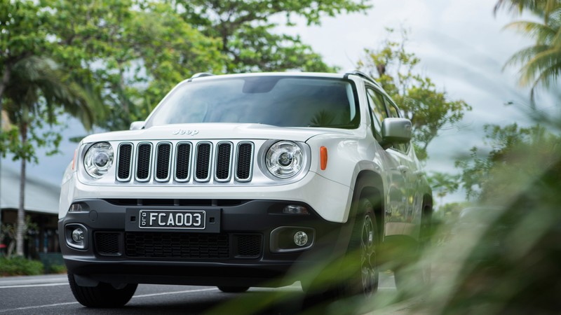Jeep Renegade Limited, white, SUV