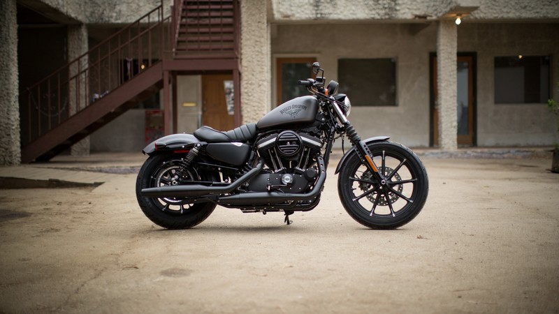 Harley Davidson Iron 883, black, bike year 2016