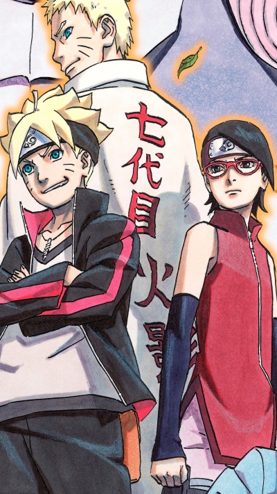 Anime Boruto, Naruto Uzumaki, Sarada Uchiha, Boruto Uzumaki, 1080x1920