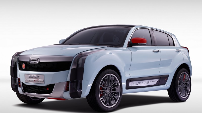 Qoros 2 SUV PHEV, concept, Auto Shanghai 2015, Asian Auto Show 2015