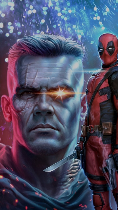 Movie Deadpool 2, Deadpool, Cable (Marvel Comics), 1080x1920