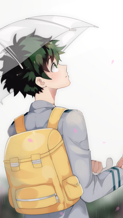 Anime My Hero Academia, Izuku Midoriya, 1080x1920