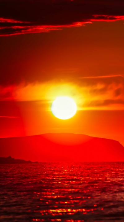 Earth Sunset, Sun, 1080x1920