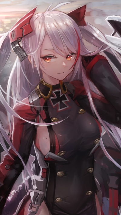 Anime Azur Lane, Prinz Eugen (Azur Lane), Video Game, 1080x1920