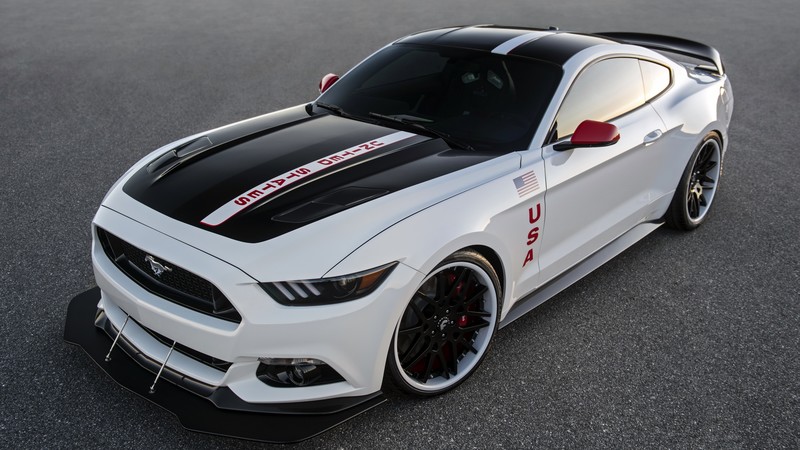 Ford Mustang Apollo Edition, mustang, white, sport cars
