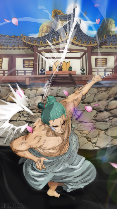 Anime One Piece, Roronoa Zoro, 1080x1920