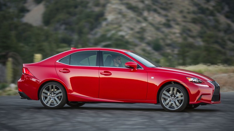 Lexus is200 T supercar, luxury cars, red, test drive