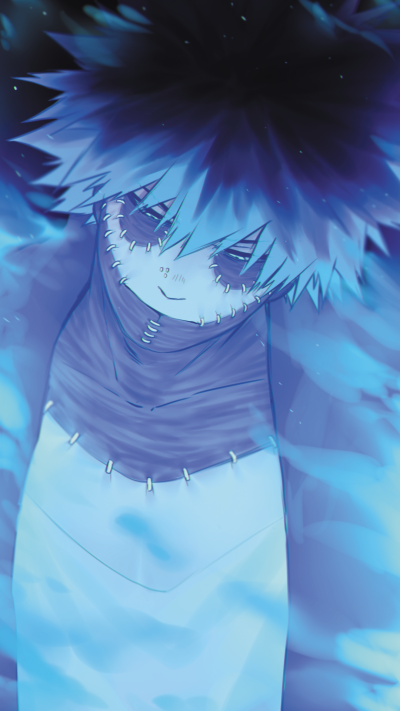 Anime My Hero Academia, Dabi (Boku No Hero Academia), Black Hair, Scar, 1080x1920
