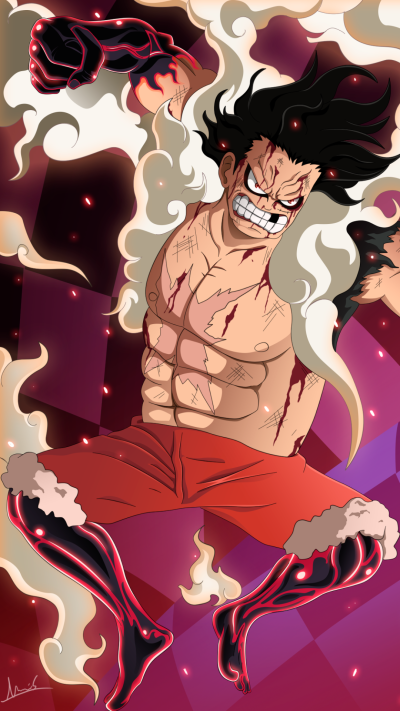 Anime One Piece, Monkey D. Luffy, 1080x1920