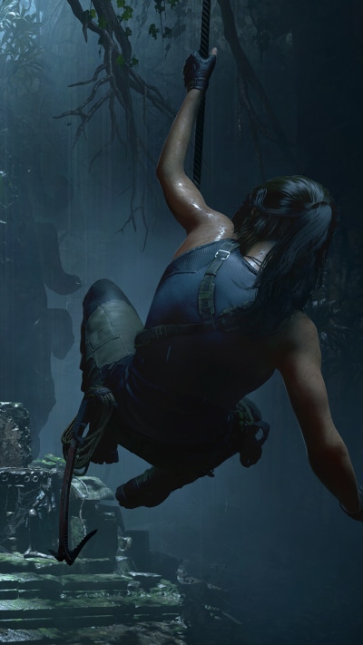 Video Game Shadow of the Tomb Raider, Lara Croft, 1080x1920