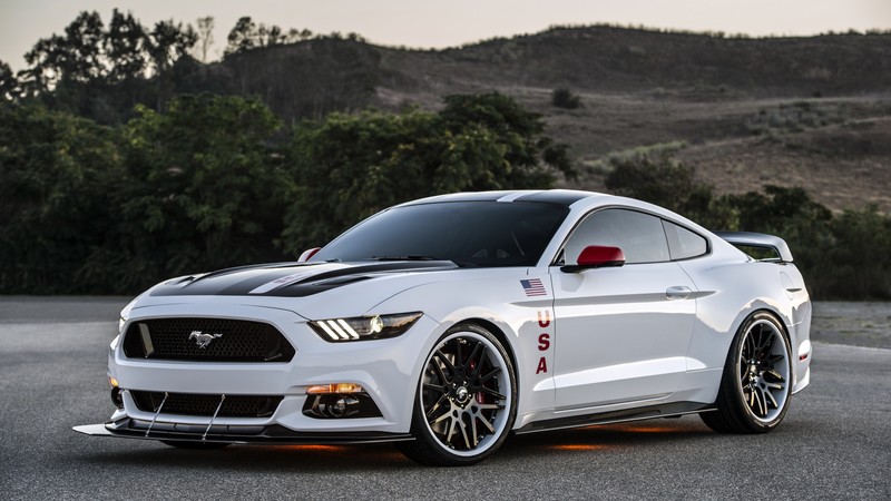 Ford Mustang Apollo Edition, mustang, white, sport cars