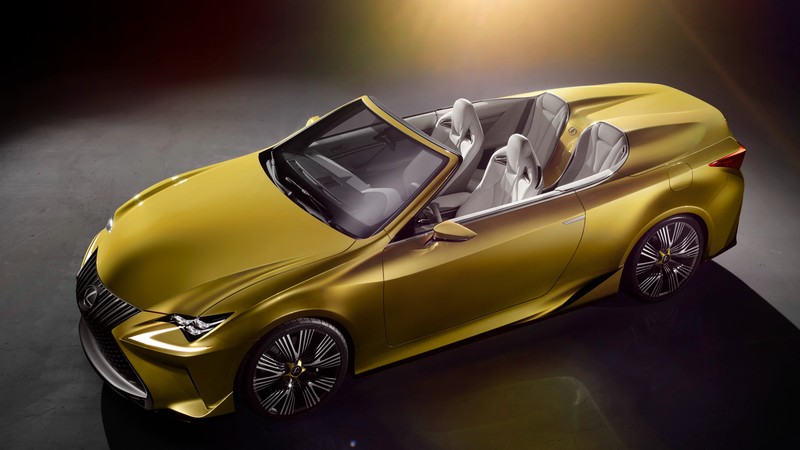 Lexus LF-C2, supercar, concept, gold, luxury cars, test drive
