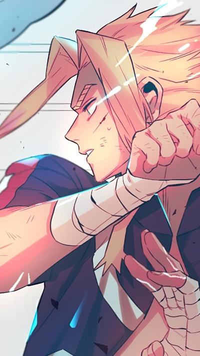 Anime My Hero Academia, All Might, Toshinori Yagi, 1080x1920