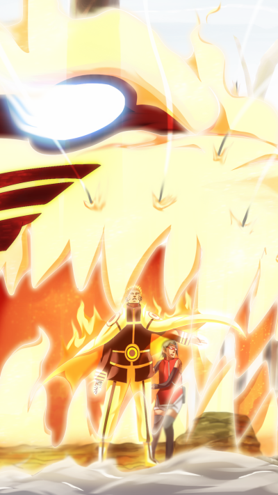 Anime Boruto, Sarada Uchiha, Naruto Uzumaki, 1080x1920