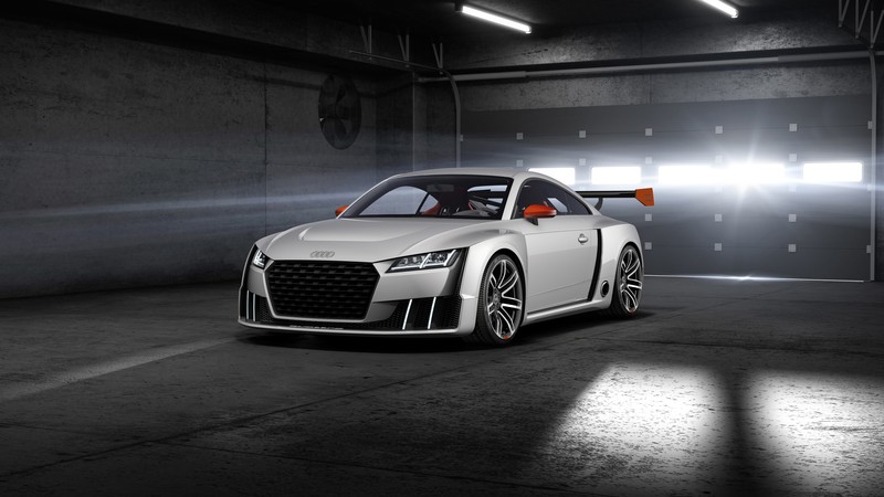 Audi TT Clubsport Turbo, concept, audi, sports car, racing, white, cars 2016