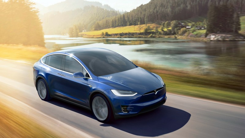 Tesla Model X P90D, electric cars, suv, 2016