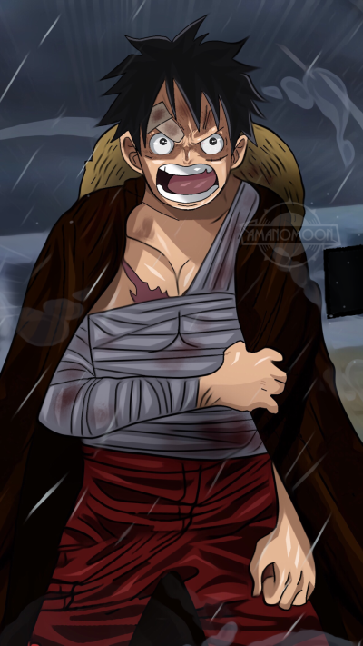 Anime One Piece, Monkey D. Luffy, 1080x1920